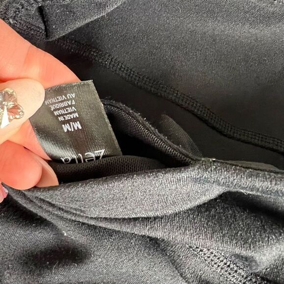 Zella Full Length Leggings Workout Athletic Activewear Black Womens M - Picture 3 of 10